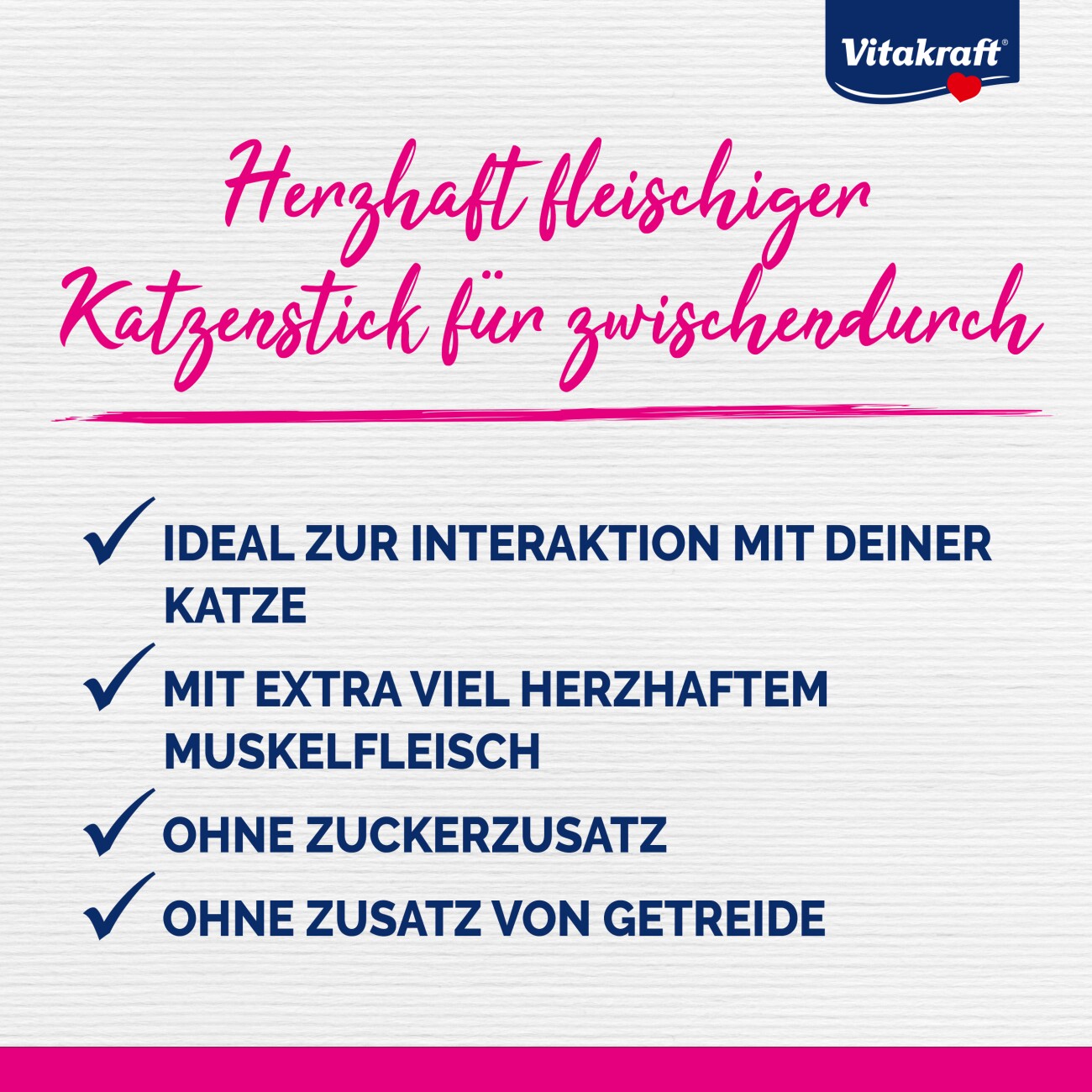 Vitakraft Cat-Stick 10x6 Stück Truthahn und Lamm