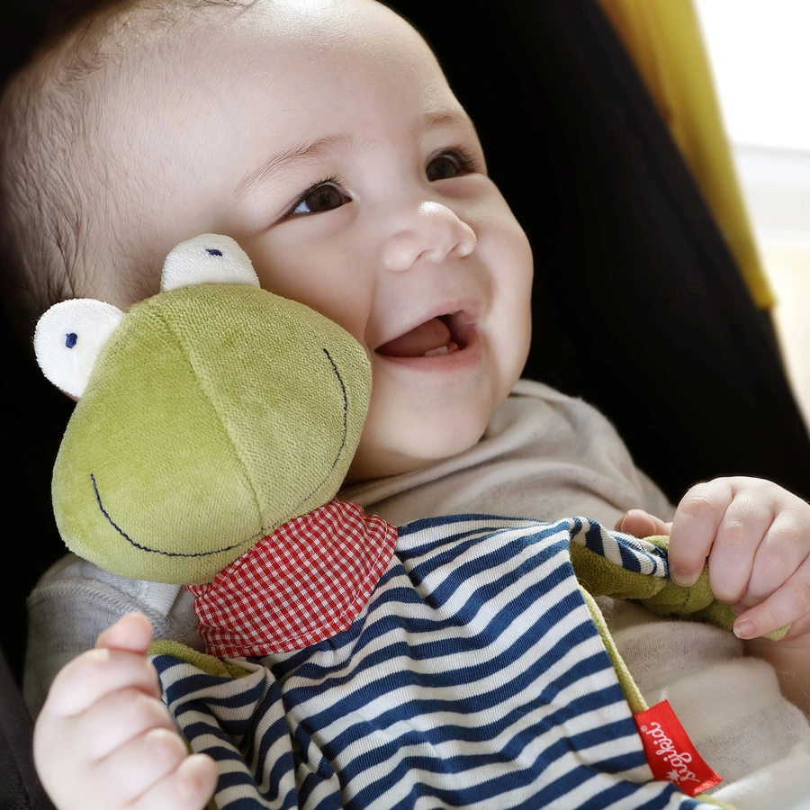 sigikid® Schnuffeltuch Frosch Nature Love