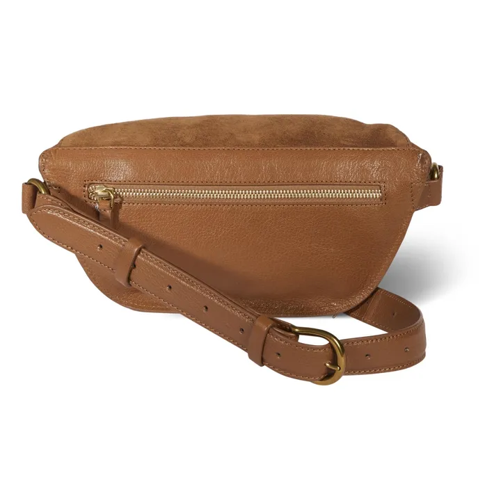 Jérôme Dreyfuss Sac Banane Lino  | Tabac