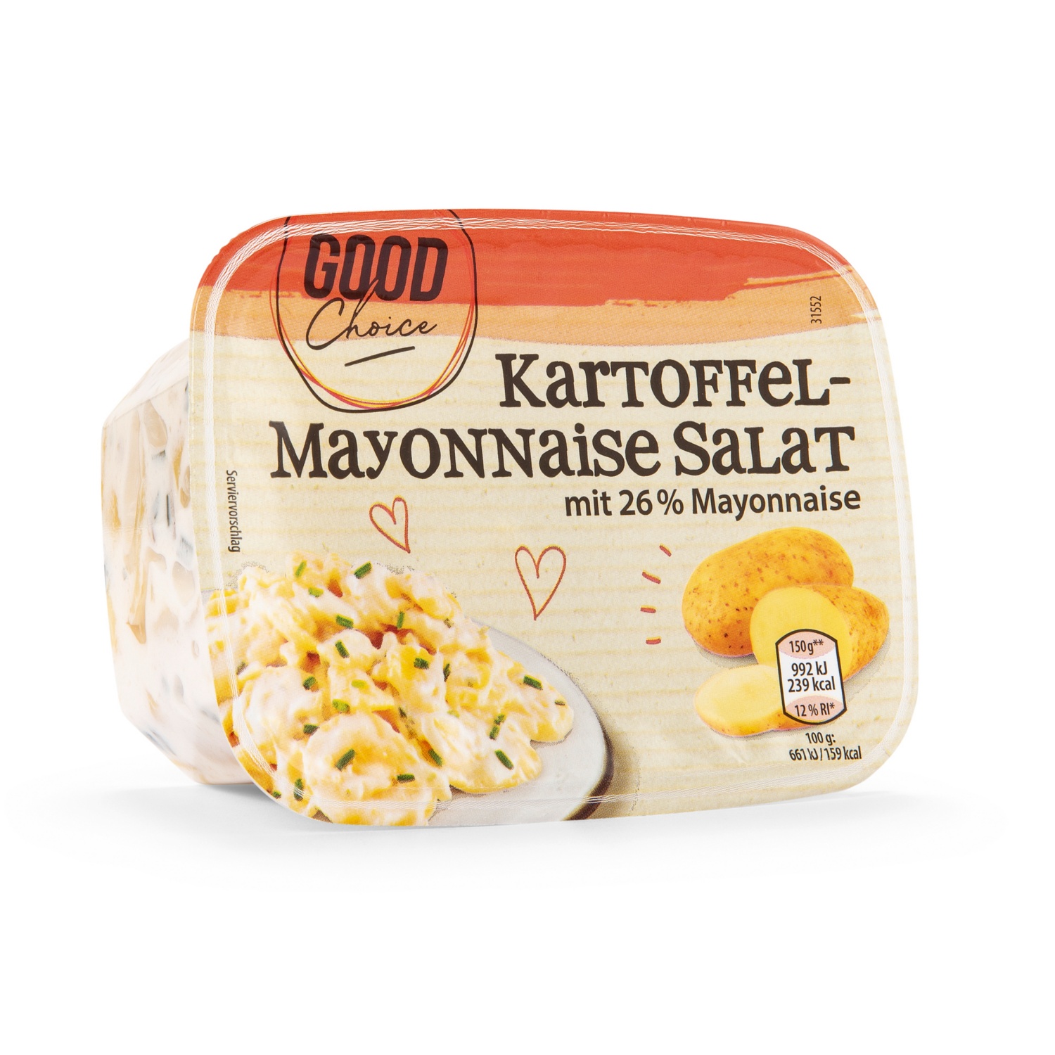 GOOD CHOICE Kleine Marinierte Salate, Kartoffel/Mayonnaise 400 g