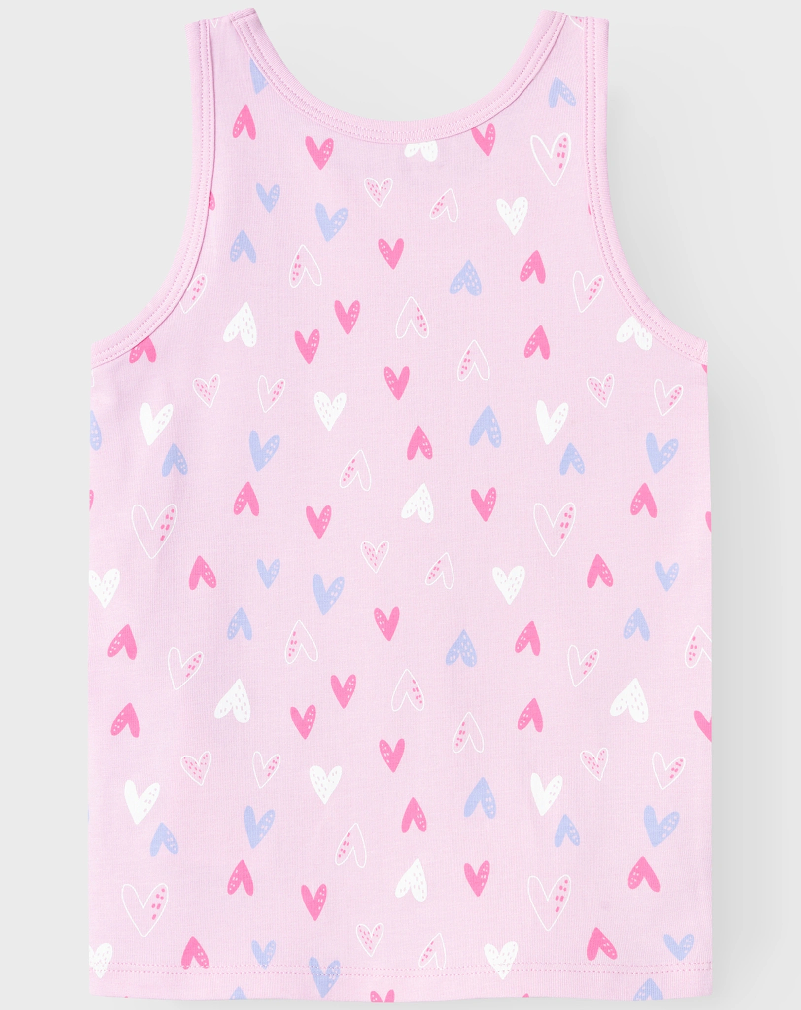 Unterhemd NMFTANK HEARTS 2er Pack in pink lavender
