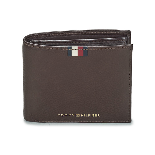 Tommy Hilfiger - TH CORP LEATHER CC AND COIN - Marron