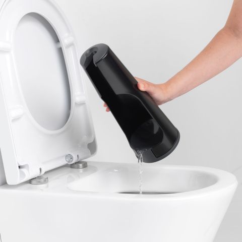 ReNew Toiletborstel met houder - Matt Black