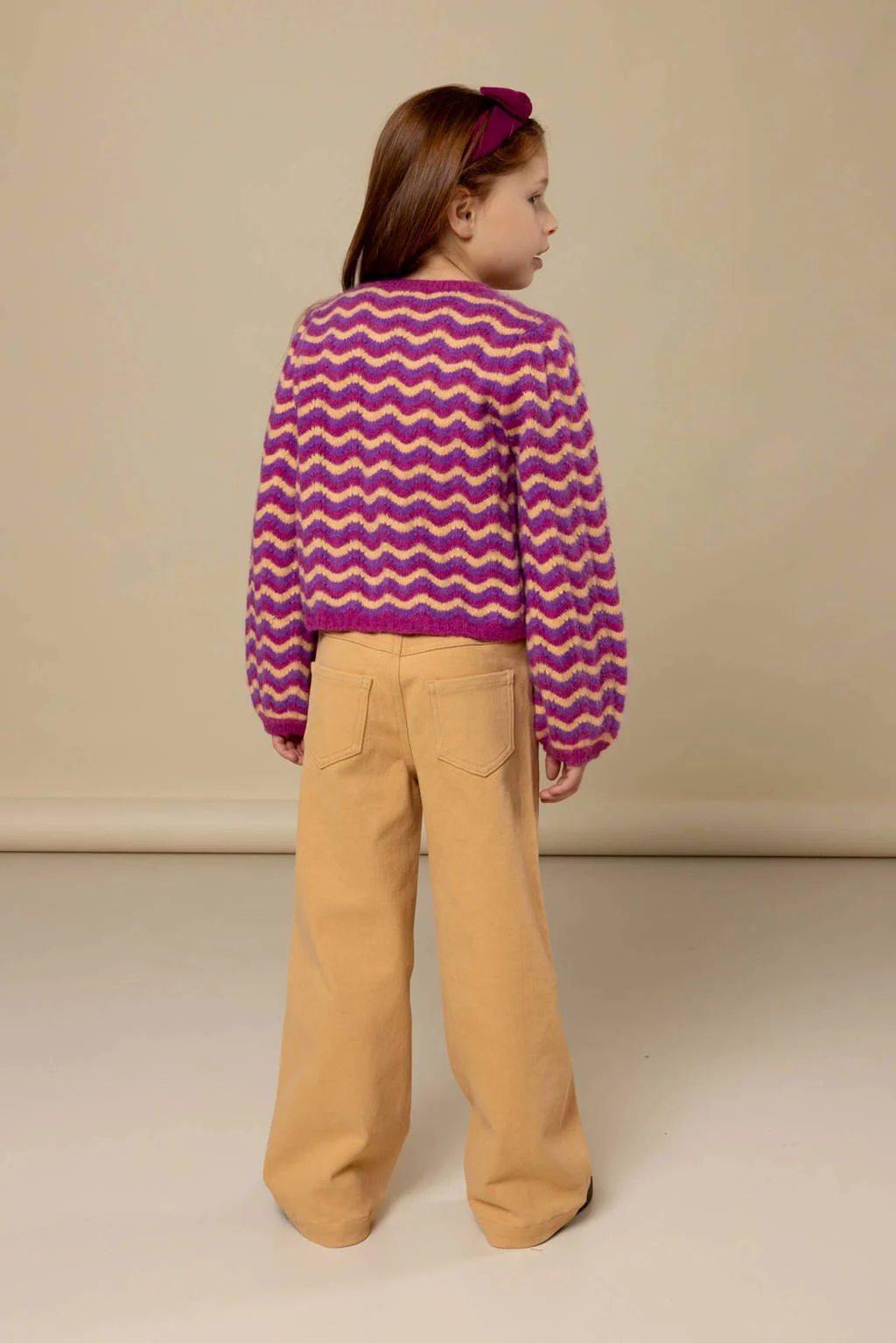 LOOXS little wide leg jeans beige