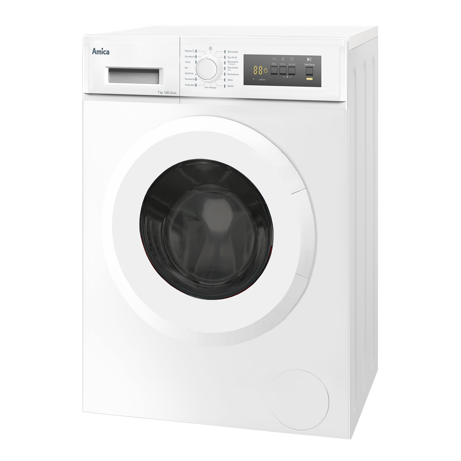 AMICA Waschmaschine WA 474 021 - weiß - 7 kg - D