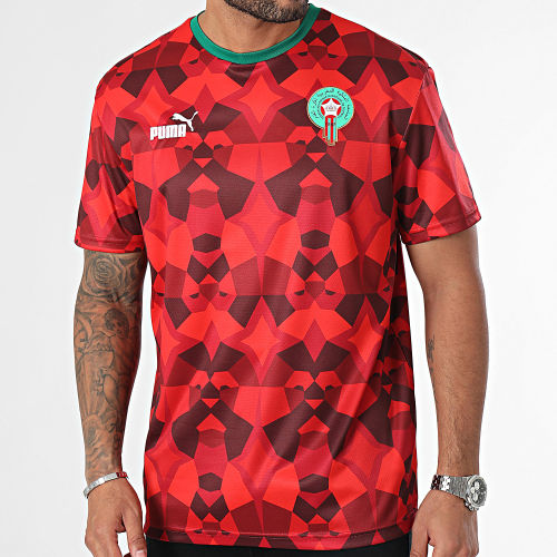 Maillot De Foot Maroc FRMF Football Culture 771994 Rouge
