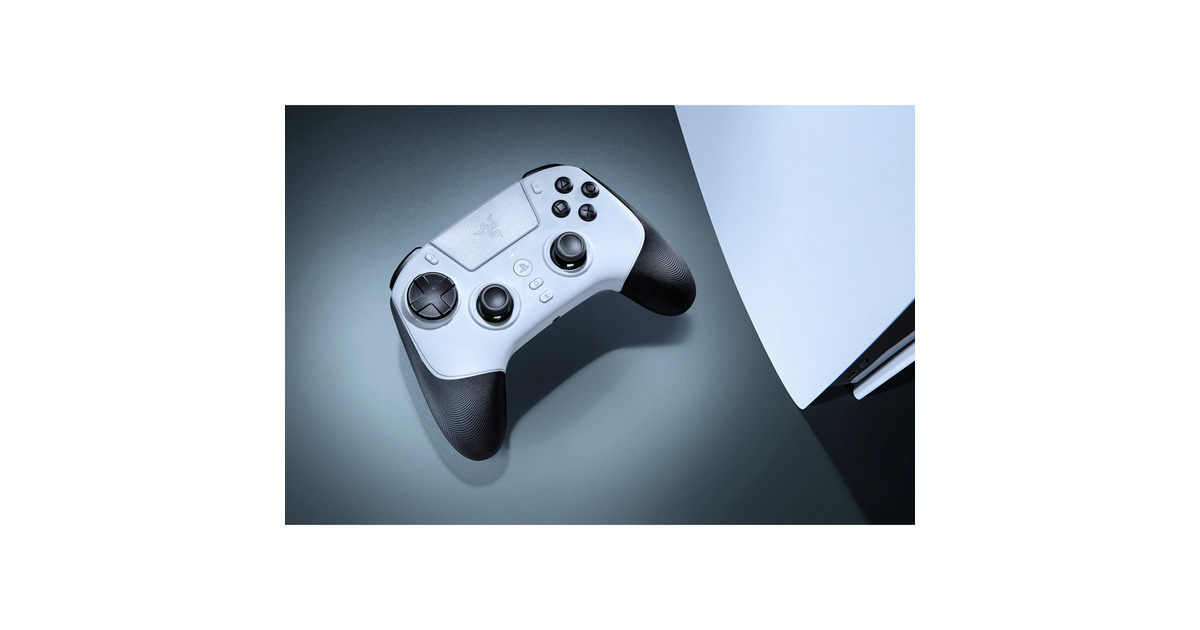 RazerRaiju V3 Pro gamepad  (Wit/zwart, 2.4 GHz / USB, PlayStation 5, Pc)