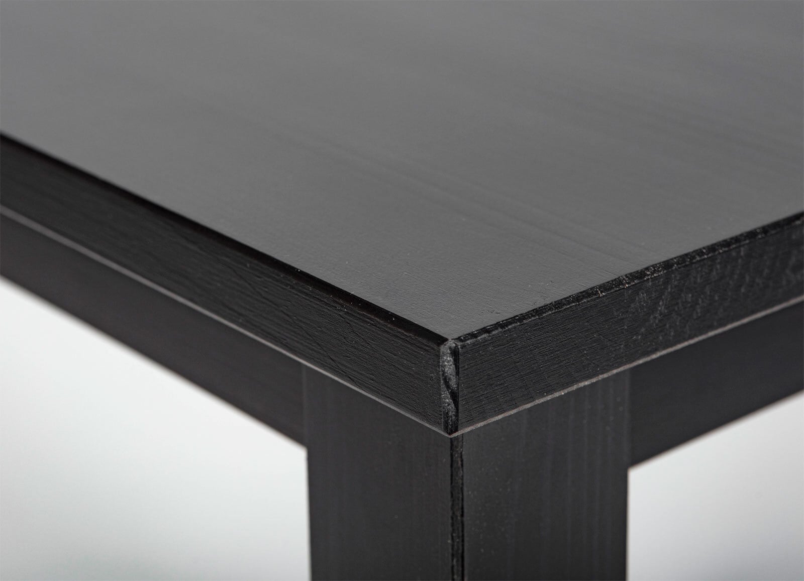 Beistelltisch MICHAEL 45x55x45 cm Massivholz schwarz