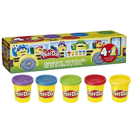 Hasbro Play-Doh Schulbus 5er-Pack