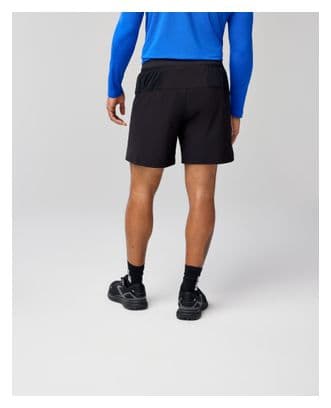 Short 2-en-1 Brooks Journey 7in Noir Homme