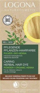 LOGONA Pflanzen-Haarfarbe Pulver 01 Goldblond, 100g