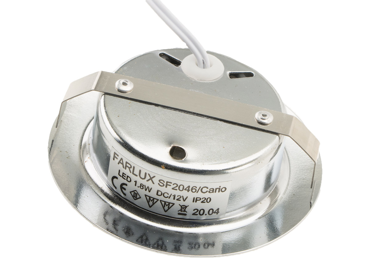 Dometic Cario inbouwspot - chrome