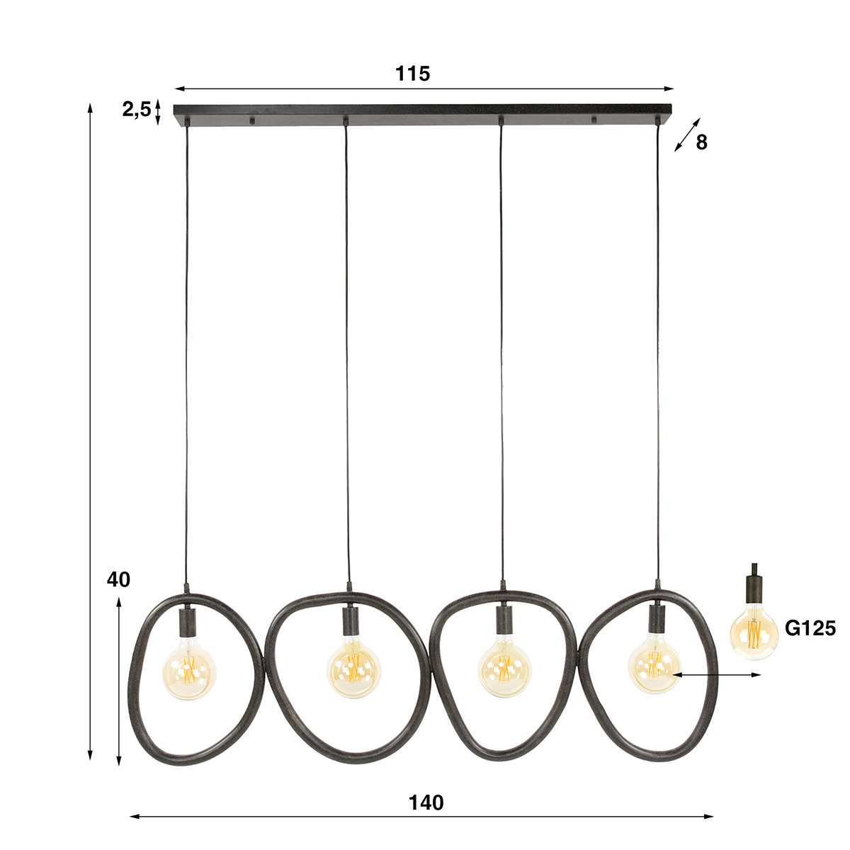 Hanglamp Organisch