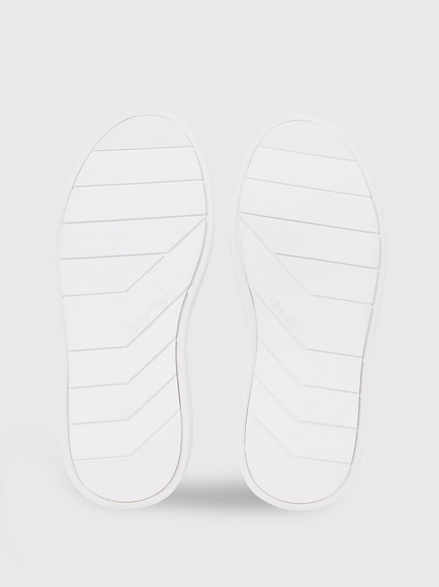 Sapatos plataforma de couro sem cadarço