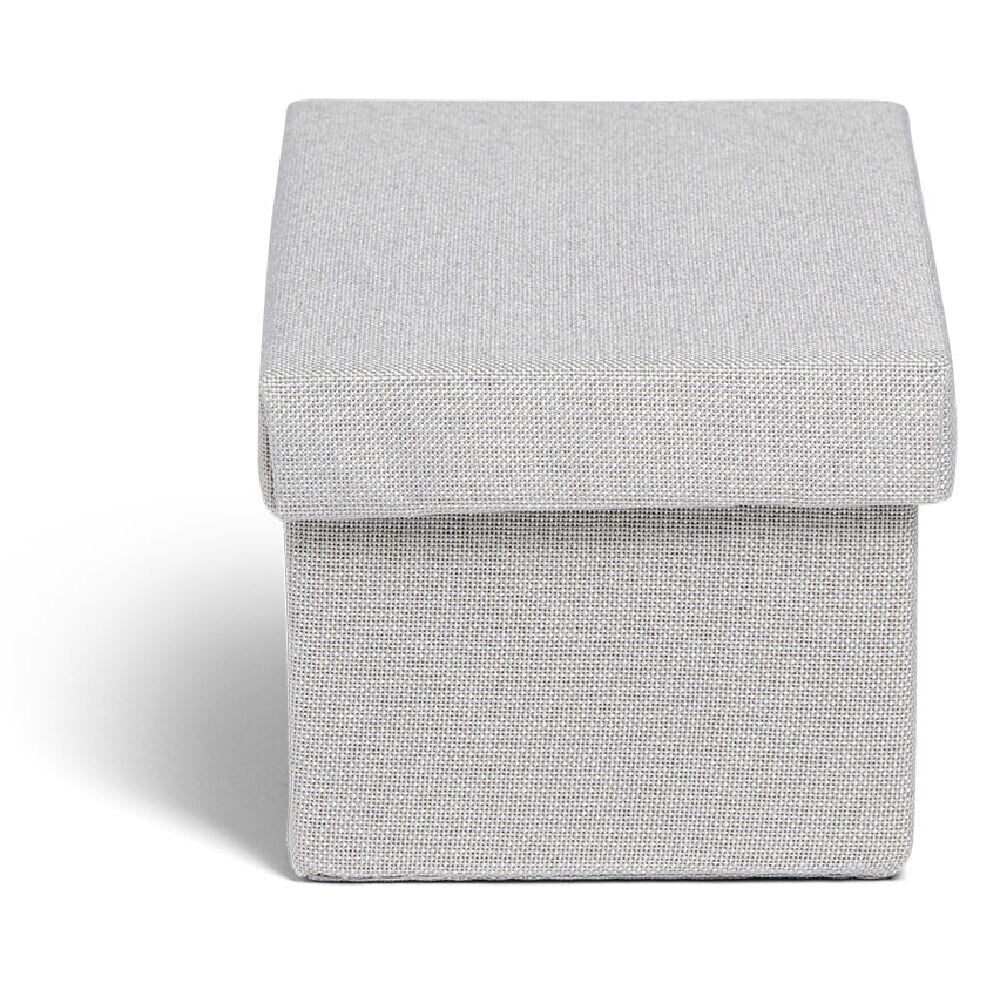 Boîte de rangement coton imprimé fleuri 24,5xH10x13cm
