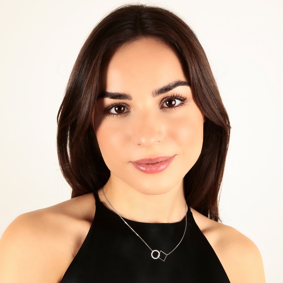 Collier mit Anhänger 925 Silber rhodiniert 42cm