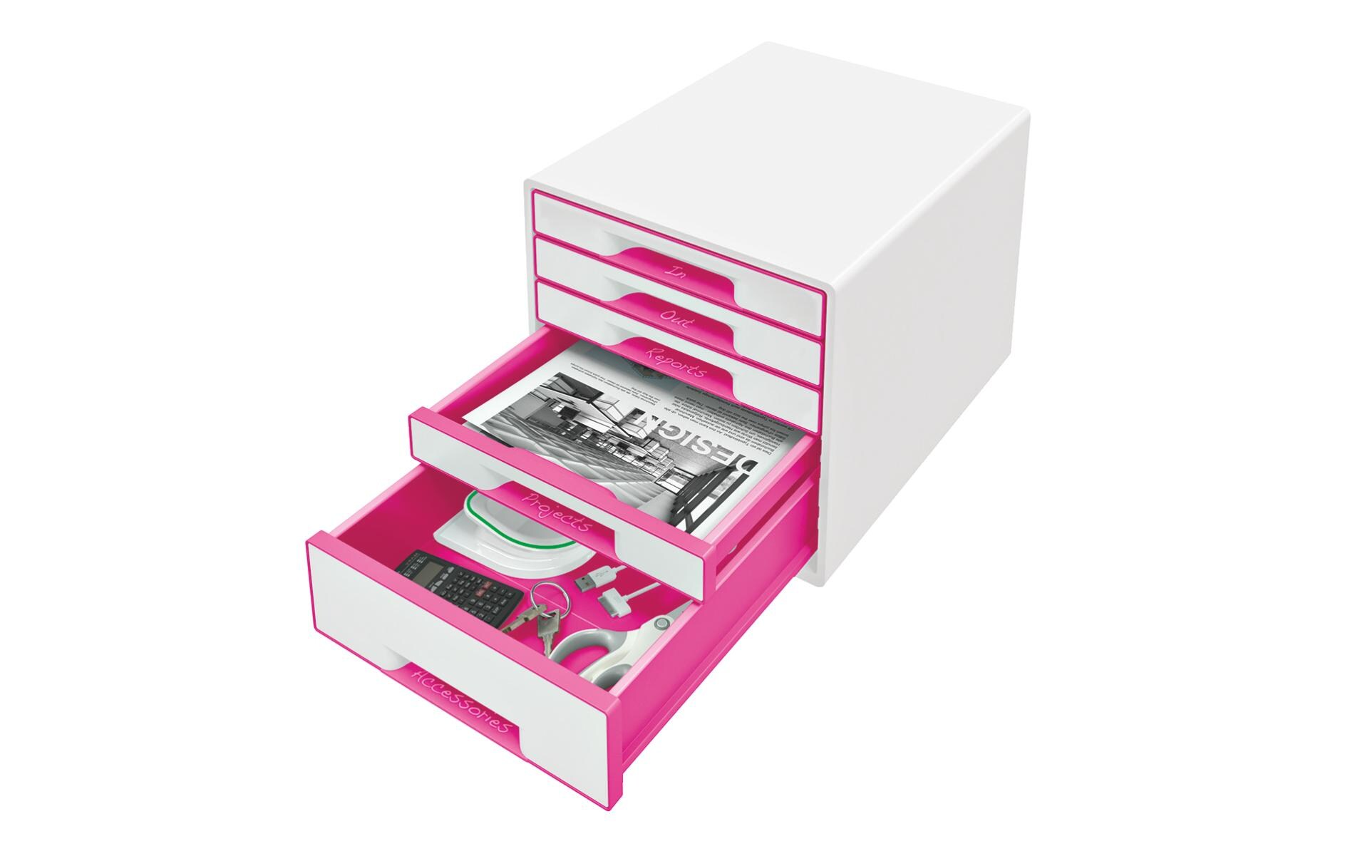 Schubladenbox Wow Cube 5 PinkSchubladenbox