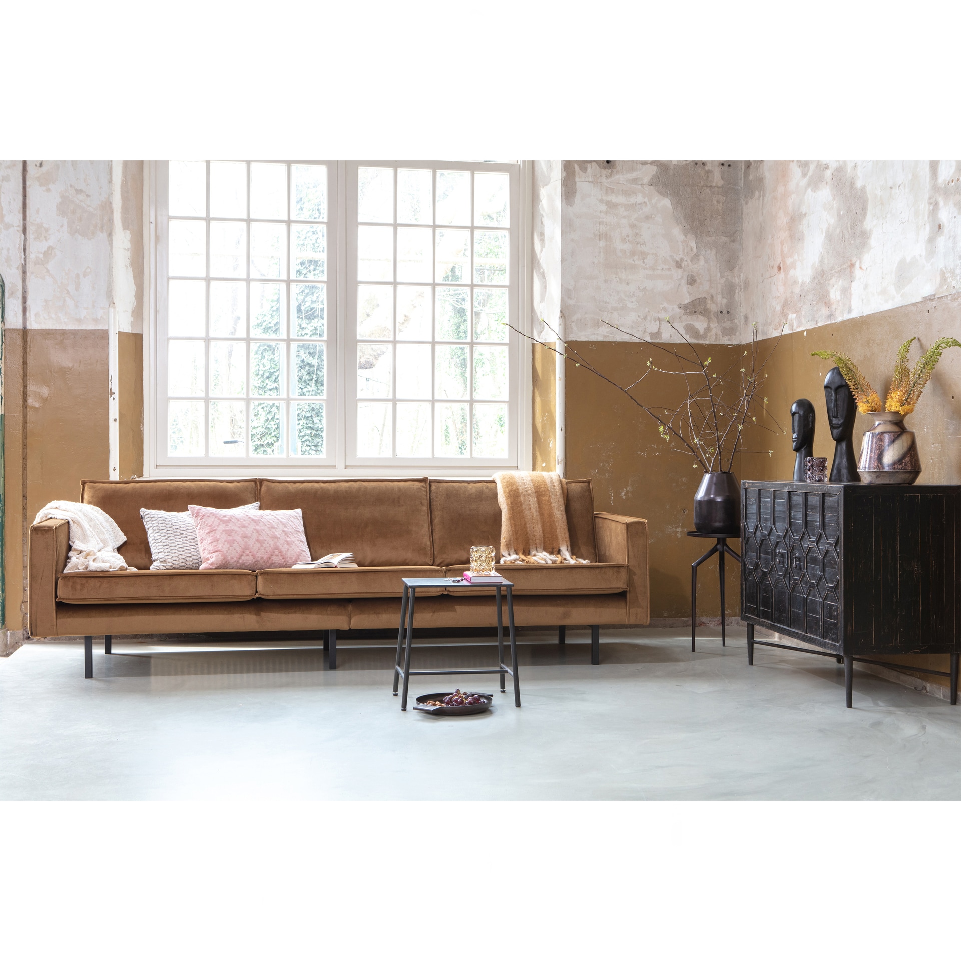 Sofa 3-Sitzer RODEO 277 cm honiggelb