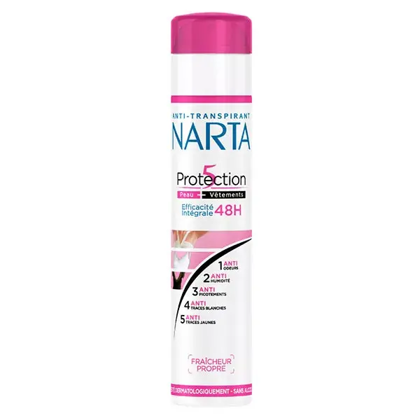 Narta Protection 5 Desodorante Antitranspirante Spray 48h 200ml
