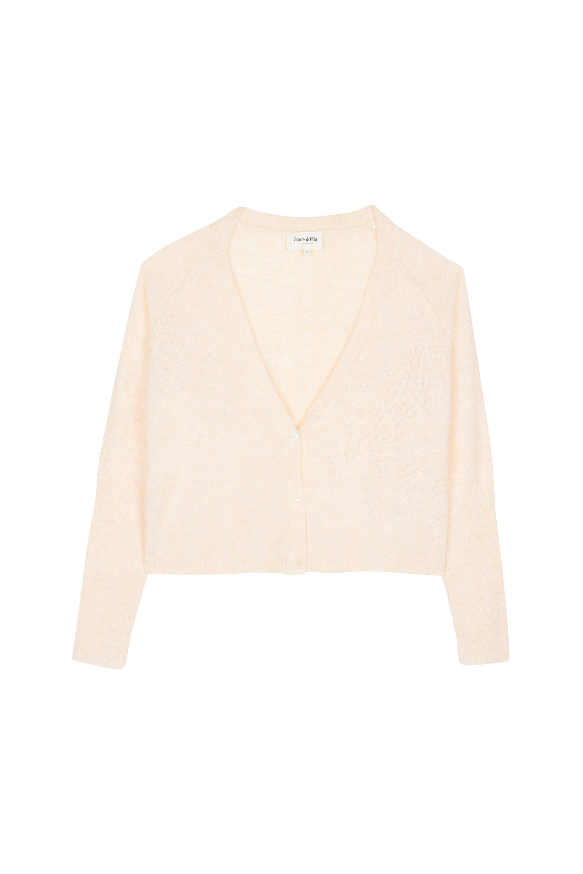 GRACE ET MILA gilet IDYLLIQUE Beige