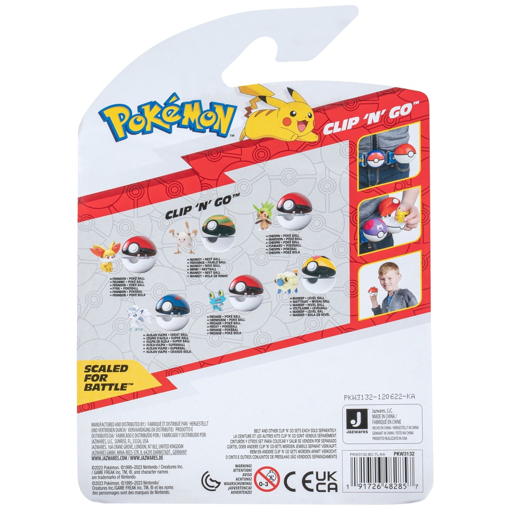 Pokémon Clip 'N' Go Fennekin und Pokéball