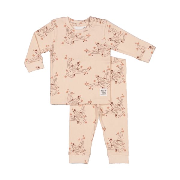 Feetje Pyjama Betsy Bird - Premium Sleepwear - Mt. 116 - Roze
