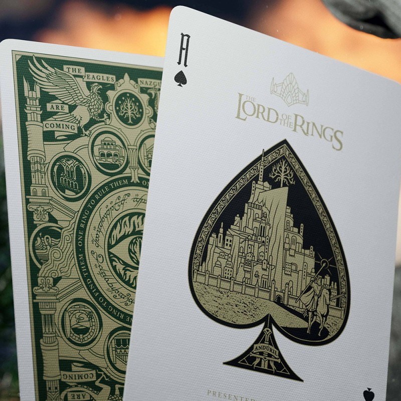 Jeu de 54 cartes Bicycle - Le seigneur des anneaux