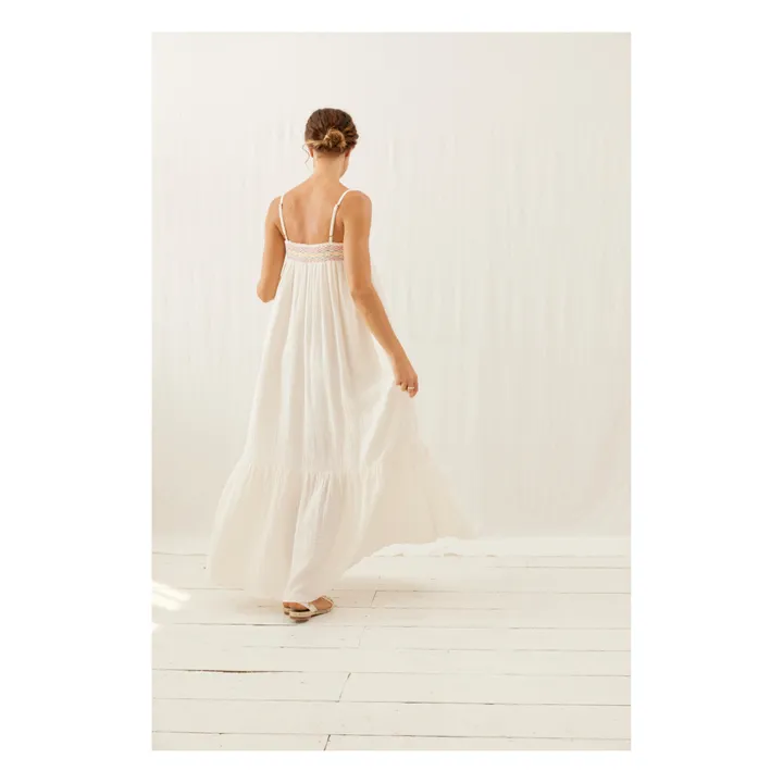 Louise Misha Robe Marcelina Coton Bio - Collection Femme | Ecru