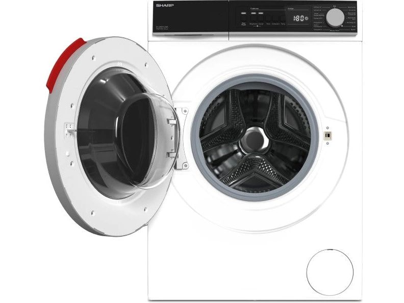 Sharp Waschmaschine ES-NFB914CWA-DE Links Frontloader mit 9 kg Ladekapazität