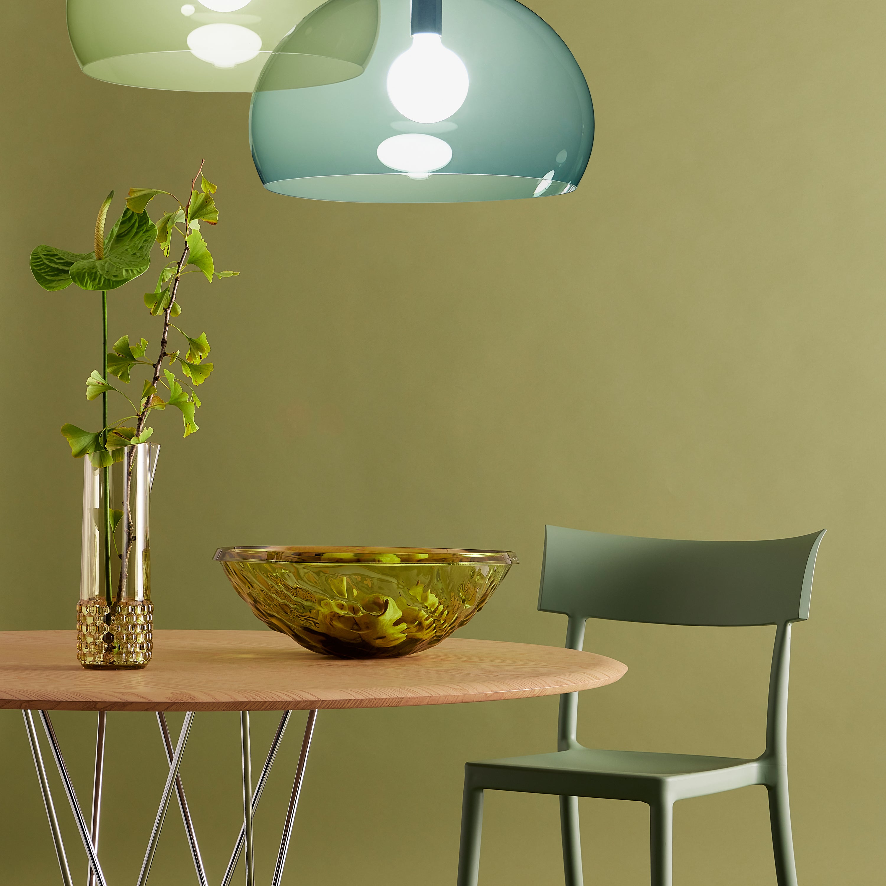Kartell FL/Y Hanglamp -  Petrol