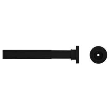 Douchestang Seallux 125-220cm zwart zwart