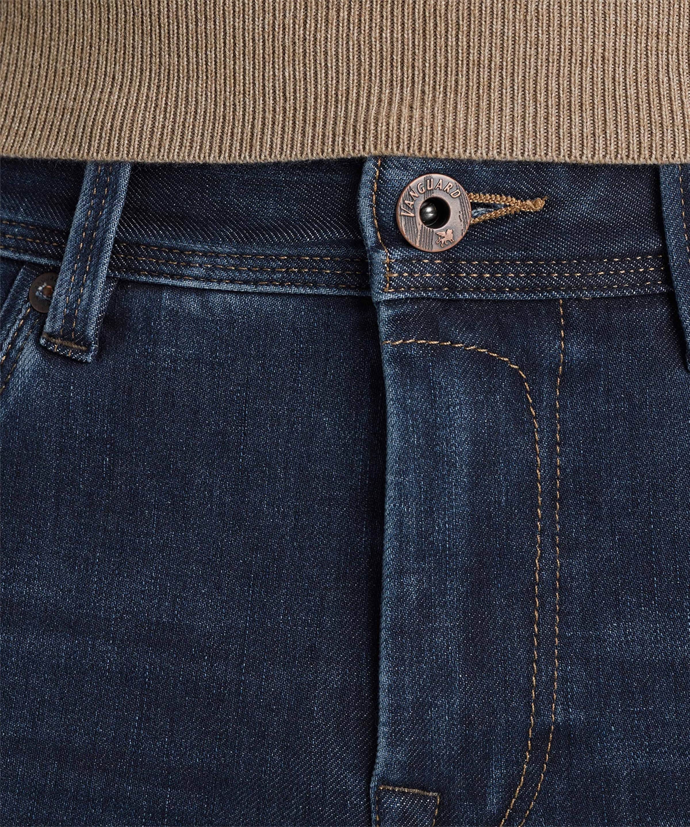 Vanguard V850 RIDER WASHED MID BLUE heren jeans blauw