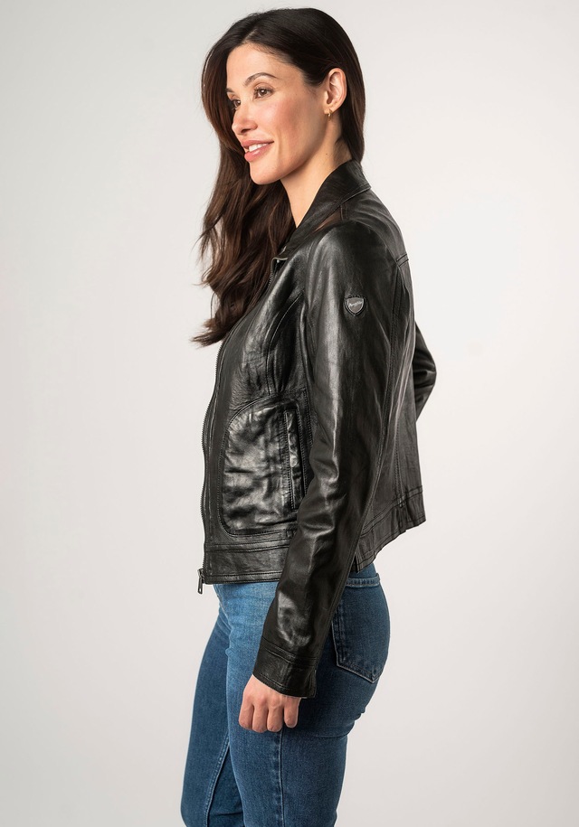 Mauritius Lederjacke »MWLusan« mit Umlegekragen