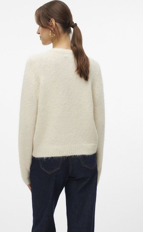 Vero Moda - Vmnovah Ls O-neck Button Cardi - Vest - Birch