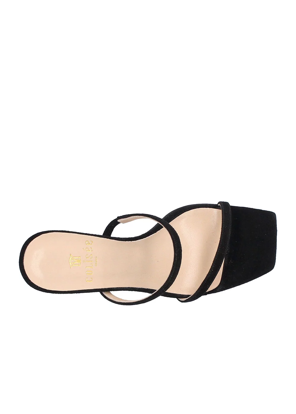 MULE OSCARINE VELOURS NOIR