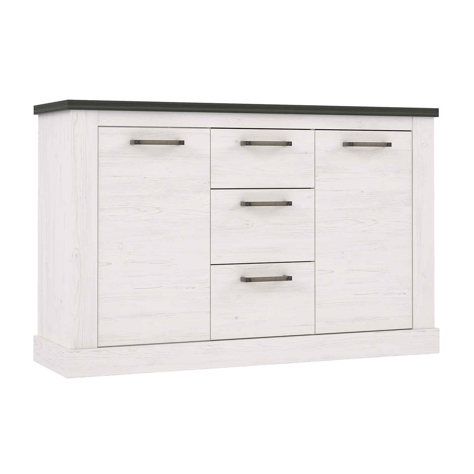 Sideboard - Pinie weiß - Touchwood - 141 cm