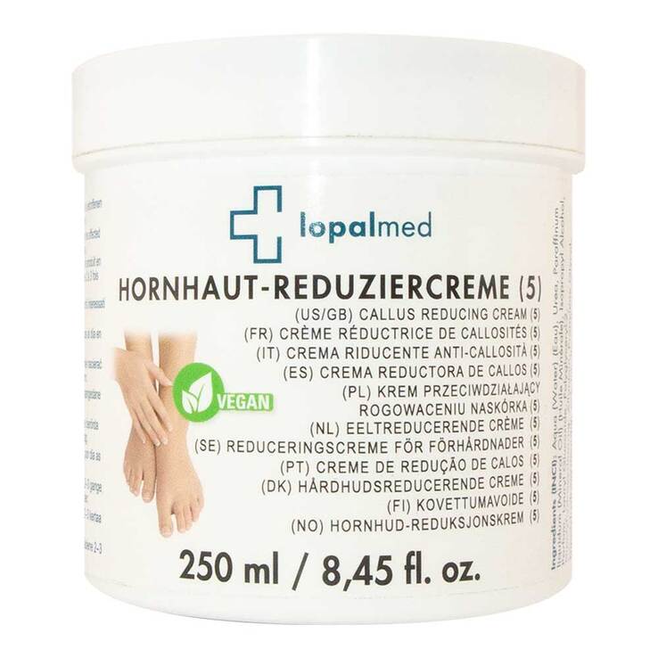 Lopalmed Hornhaut Reduziercreme mit Urea, 250 ml