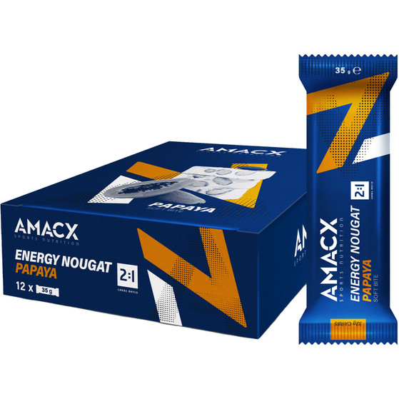 Amacx Energy Nougat Reep Papaya 12x37g