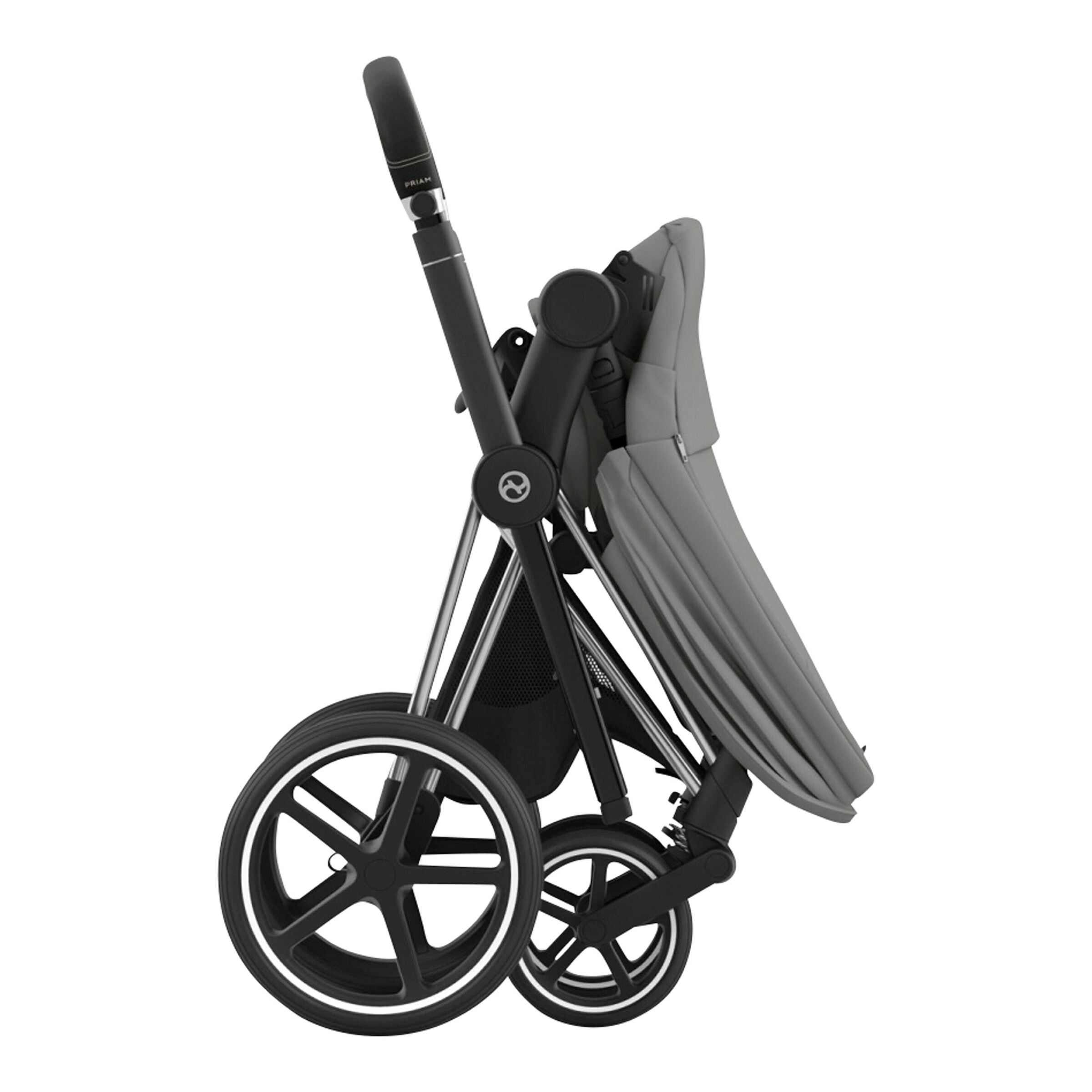 Cybex - PLATINUM Kombikinderwagen PRIAM Comfort Bundle chrome black / mirage grey