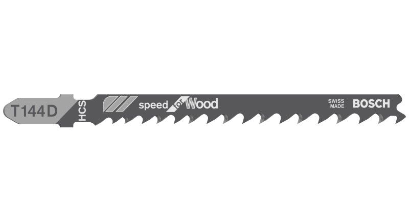 Bosch 2608630040 Decoupeerzaagblad T144 D Speed for Wood 5x (5 stuks)