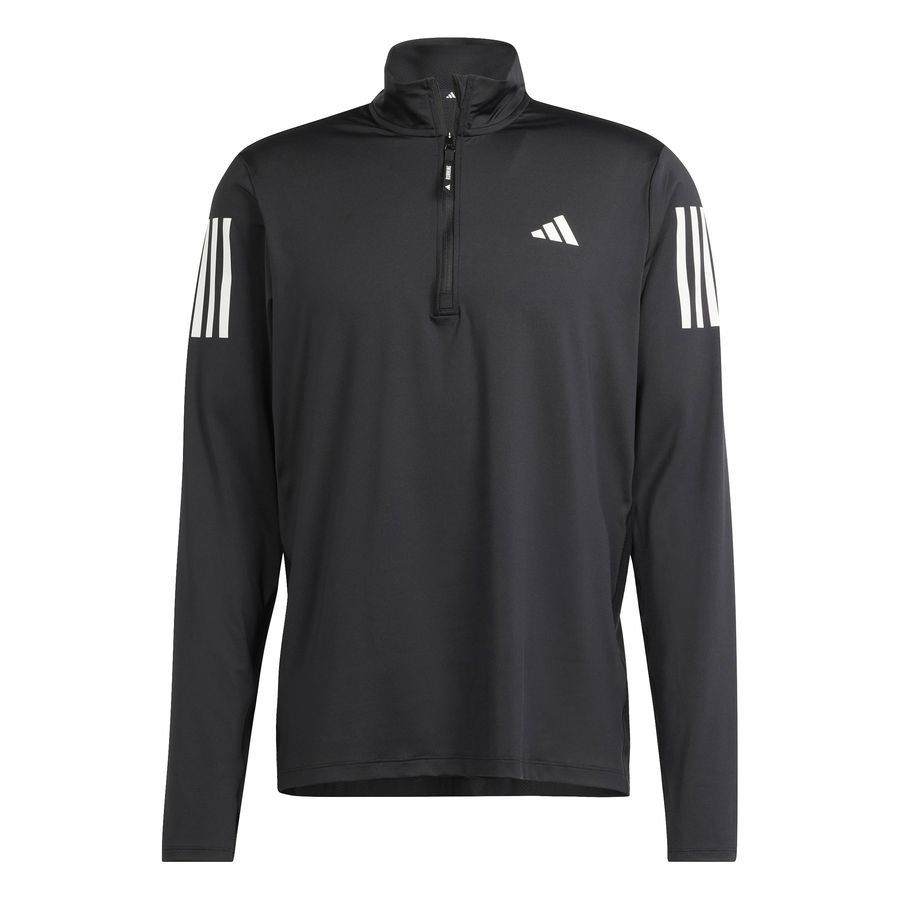 adidas Haut Running Own The Run 1/2 Zip - Noir/Blanc