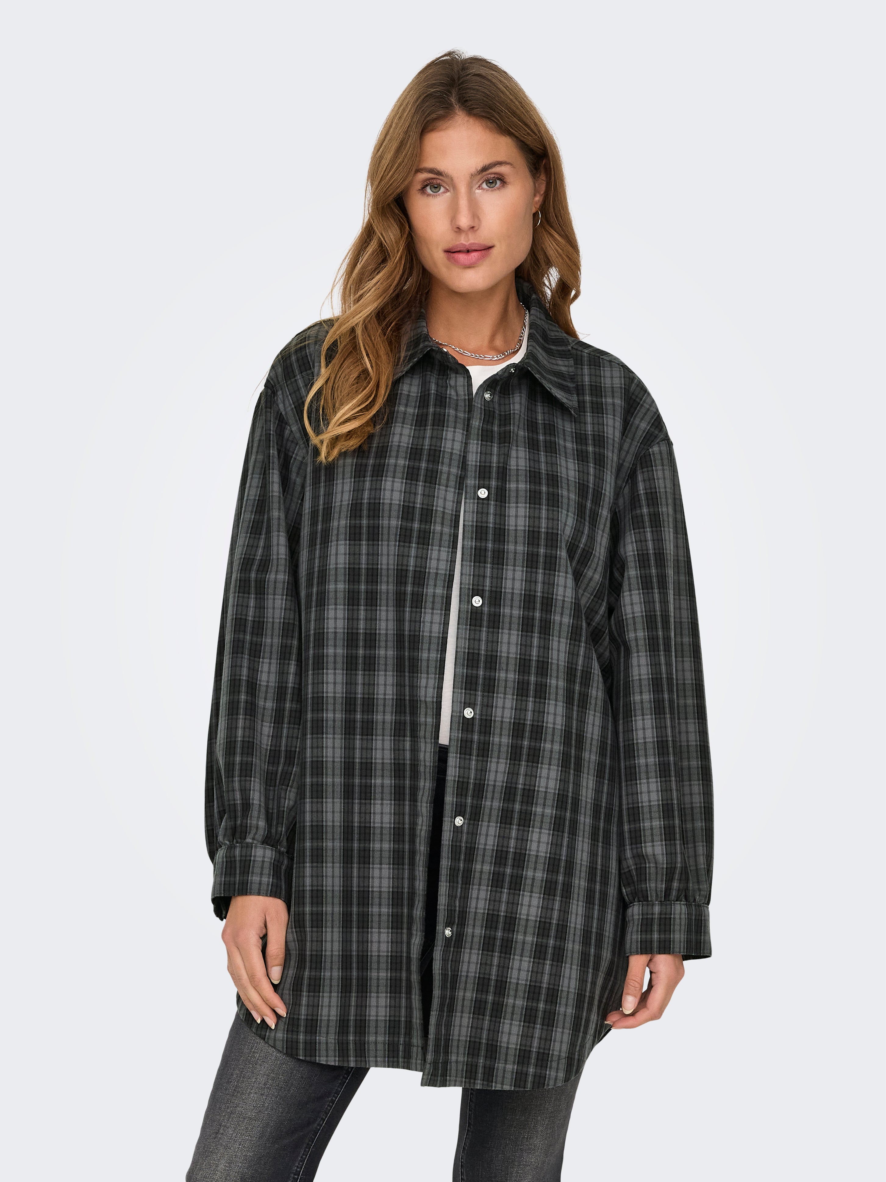 ONLIMMA Hemdjacke Dark Grey