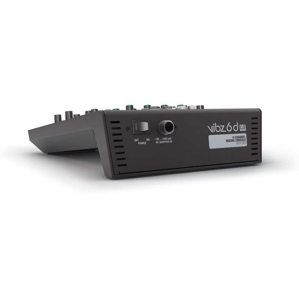 LD Systems VIBZ 6 D 6-kanaals mixer met digitale effecten