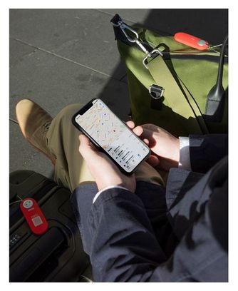Traceur GPS Knog Scout Travel - Apple - Tangerine Dream