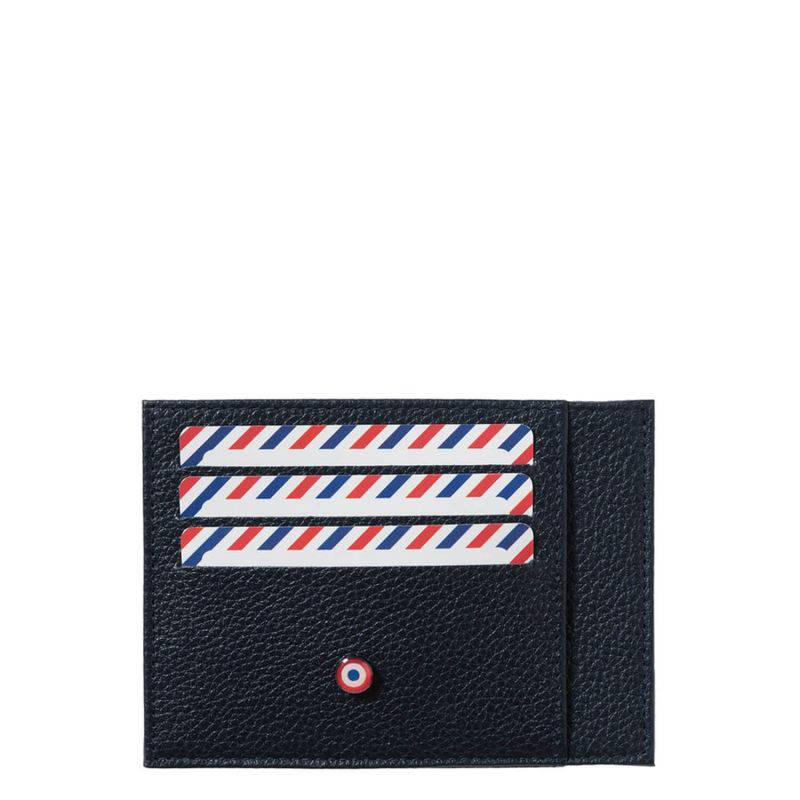 Porte-cartes Paul en cuir grainéLune bleue