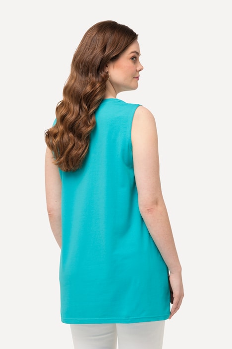 Longtop, Classic Fit, Carree-Ausschnitt, ärmellos