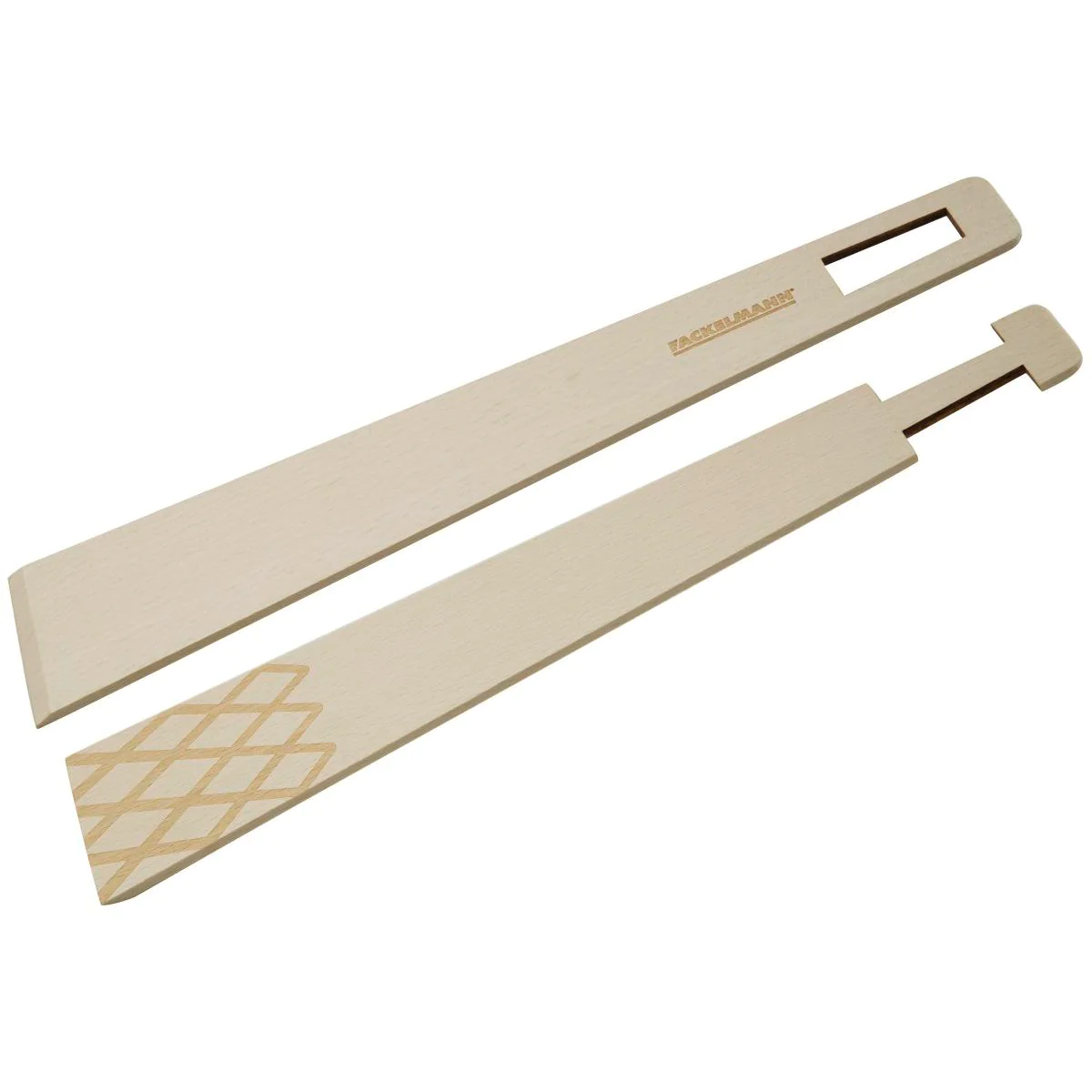 Pince de cuisine et spatules de cuisine 2 en 1 en bois FSC Eco Friendl