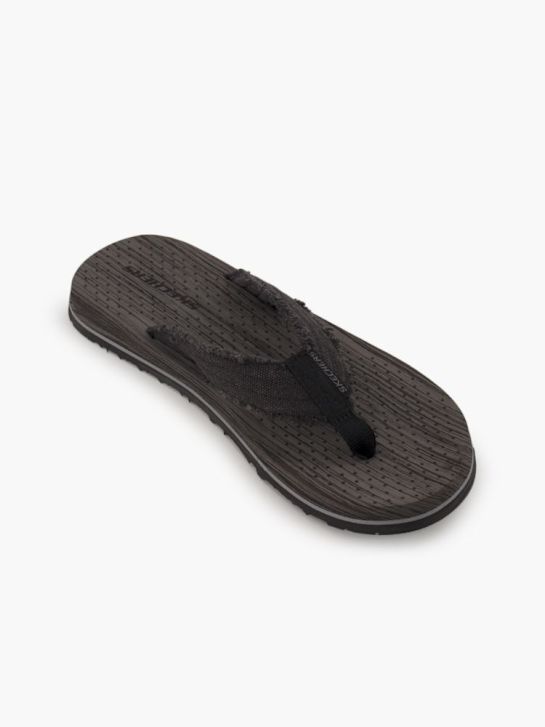 Skechers Pantoletten-Zehentrenner Schwarz