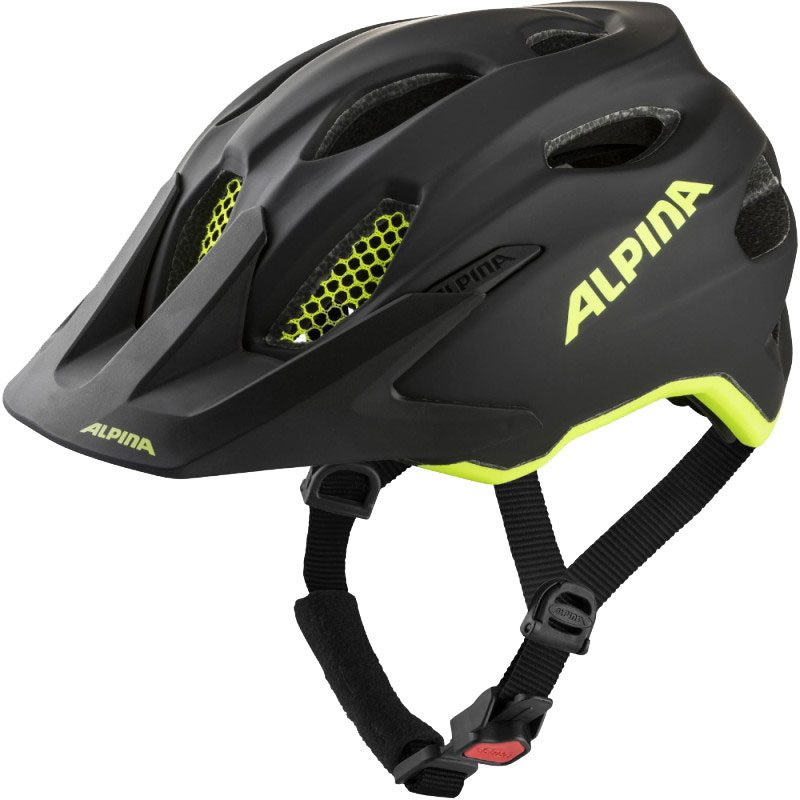 Alpina Carapax Jr. Flash Radhelm Kinder black