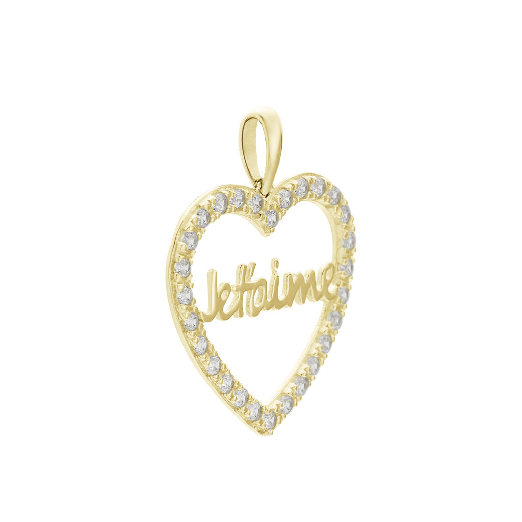 Pendentif Or Jaune Derry Oxyde De Zirconium